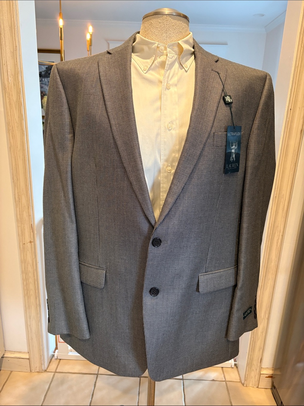 Ralph Lauren Men's Gray Two-Button Sport Coat